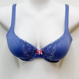 Body by Victorias Secret 32DD Perfect‎ Shape Lined Underwire Bra Multiway Purple
